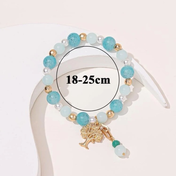 3/$30 NEW! Tree of Life Bracelet Charm Beaded Boho Cute Dainty - Picture 3 of 3